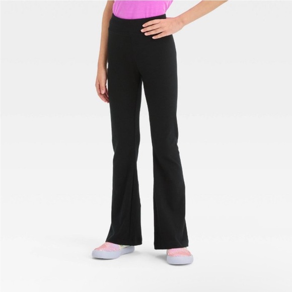 Cat & Jack Other - Cat & Jack Black Flared Leggings